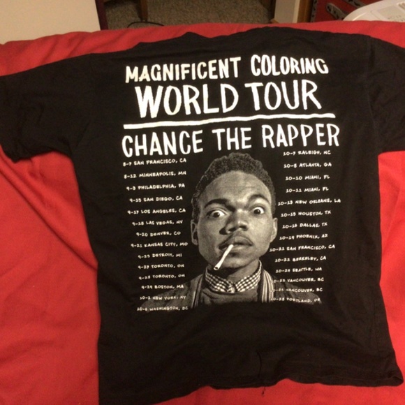 CHANCE the RAPPER tour tdhirt - Picture 2 of 2